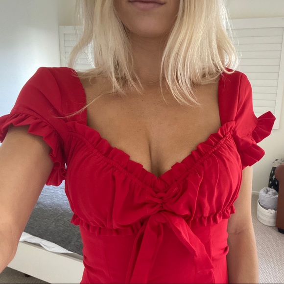 Tiger Mist Dresses & Skirts - Tigermist Blossom Dress in Red